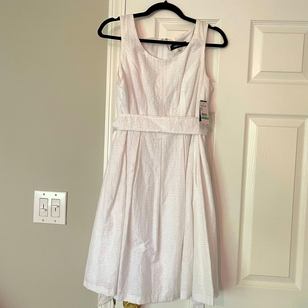 NWT Nine West Fit and Flare Dress, Size 8
